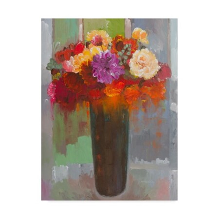 Trademark Fine Art Hooshang Khorasani 'Touch Of Fuscia' Canvas Art, 18x24 ALI35831-C1824GG